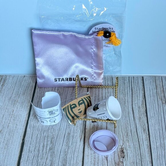 Japan Starbucks Black Cat Halloween Purple Cup 2022 Starbucks Mini Cup Gift - Picture 2 of 3